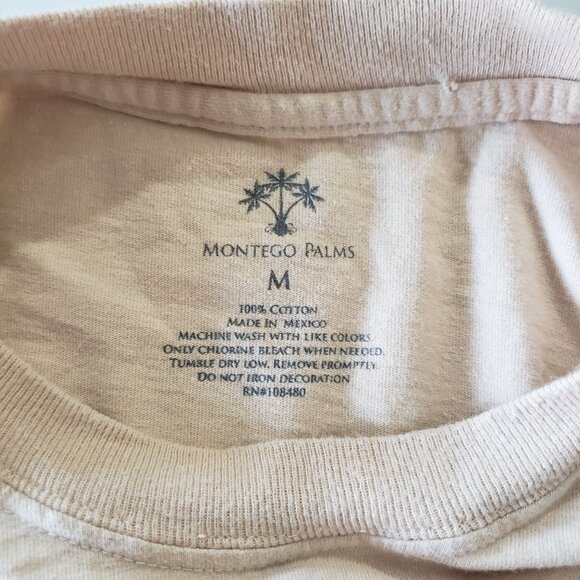 Montego Lounge Mens Resort Lounge Graphic Short Sleeve T Shirt Size M Vacation - Picture 5 of 5